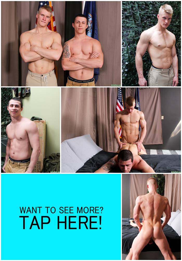 Bradley Hayes Blake Effortley For Active Duty Gay Porn By Redixxmen