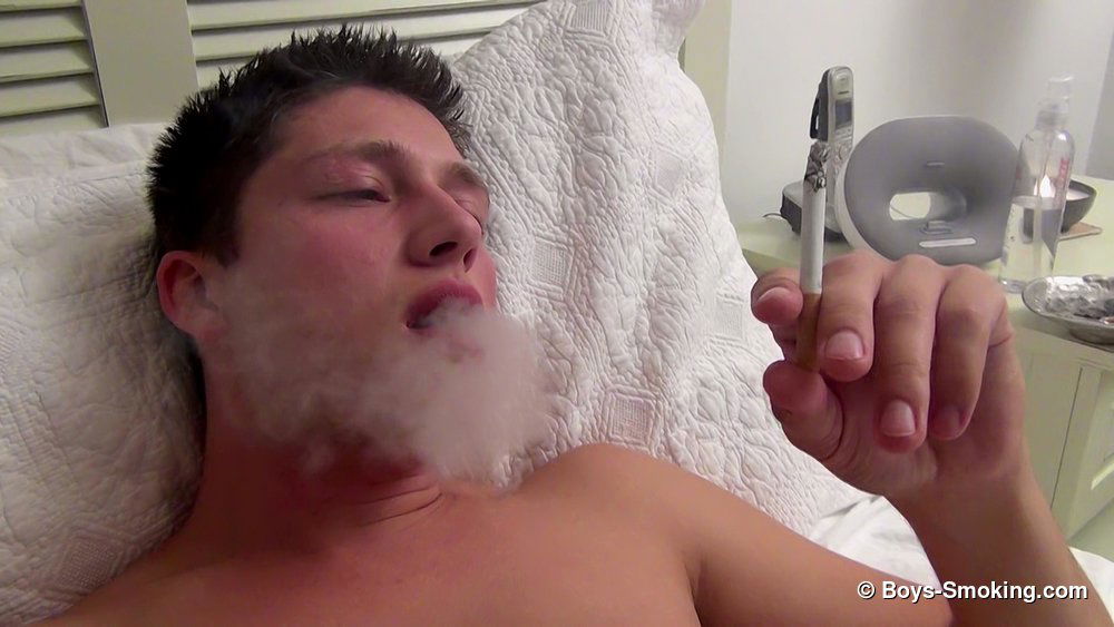 Wesley Chainsmoking In Bed