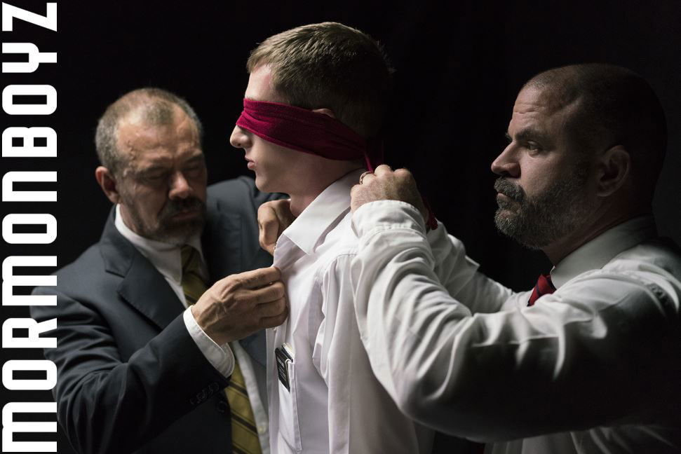 Elder Lund, Bishop Angus and President Ballard