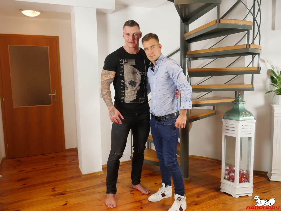 Luke Ward and Jamie Oliver