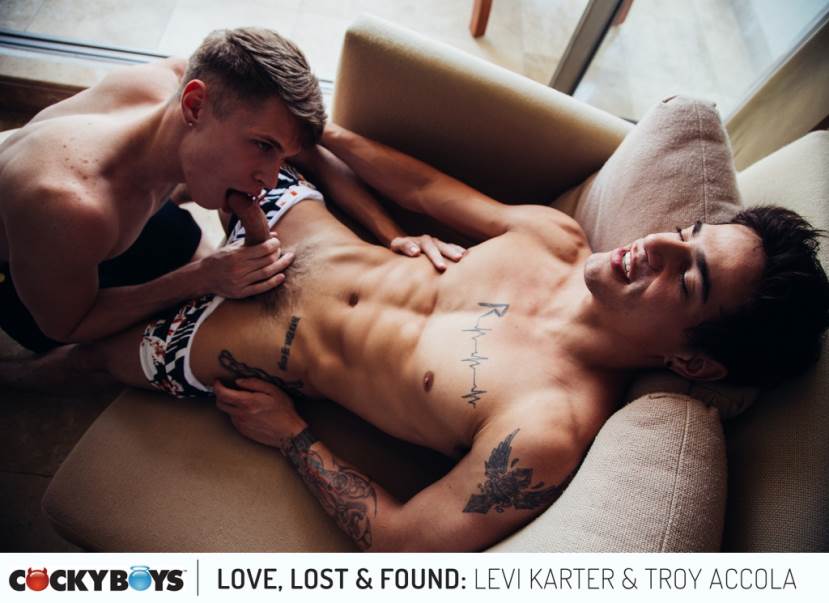 Levi Karter and Troy Accola