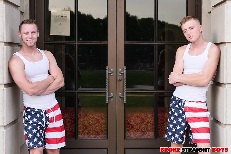 Brandon Evans and Richie West