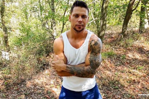 Angelo Godshack Jerks Off Unmasked 2