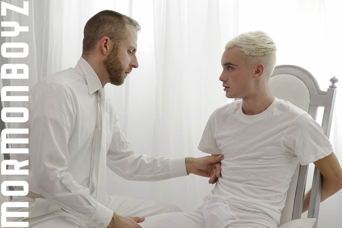 President Lewis Interviews Elder Clarke For Missionary Boys 1