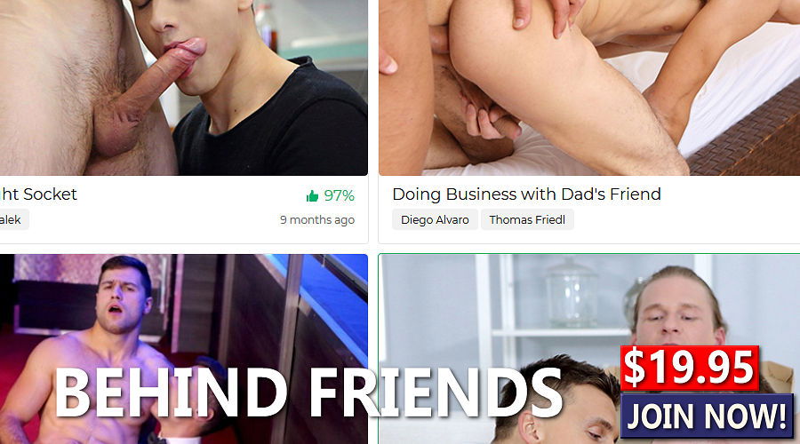 Behind Friends $19.95