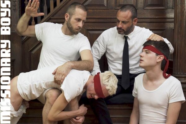 Missionary Boys: Elder Jones, Elder Clarke, Joel Someone and Joey Doves