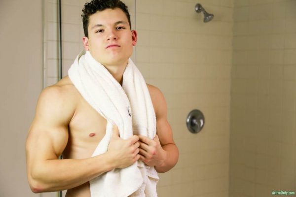 Alexander Maximus Strokes His Cock For Active Duty 4