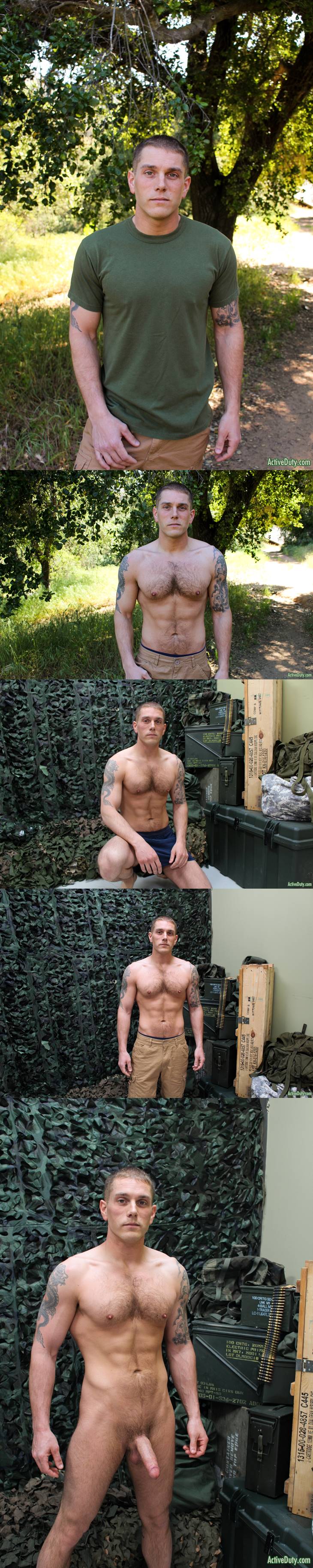 Mike O'Brian Jerks Off for Active Duty