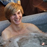 Axel Abysse and Gr8holeofchina William Steel Jerks Off for Swingin' Balls