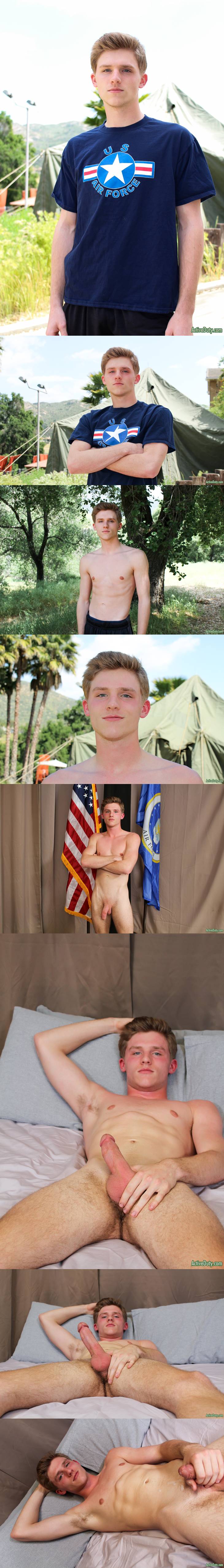 Nathan Reed Jerks Off for Active Duty