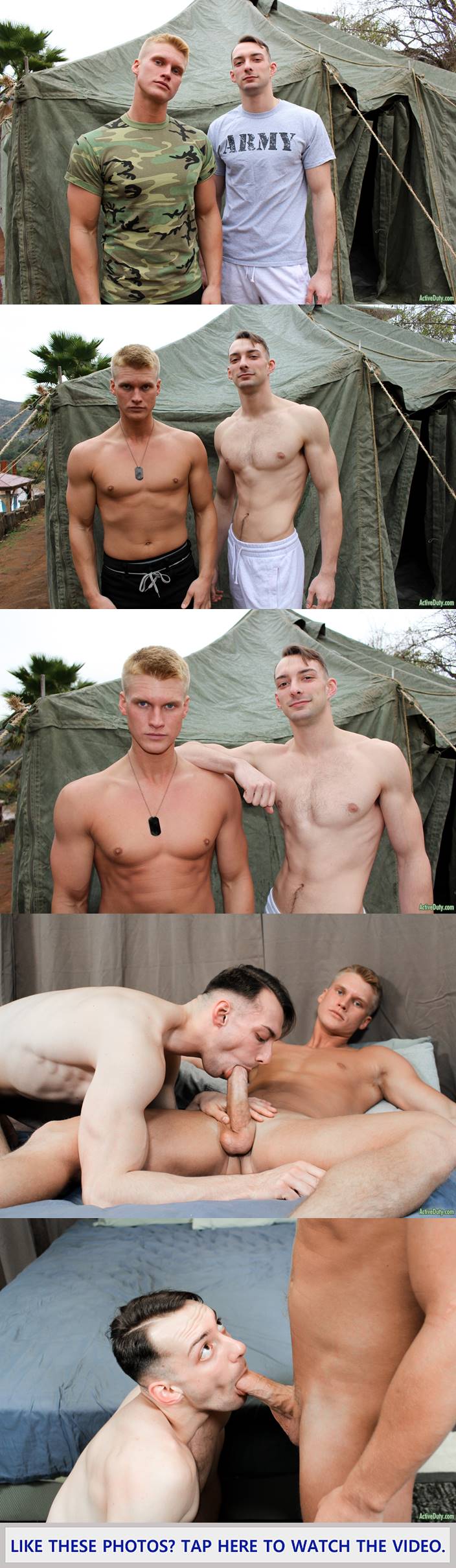 Johnny B & Blake Effortley - Bareback for Active Duty