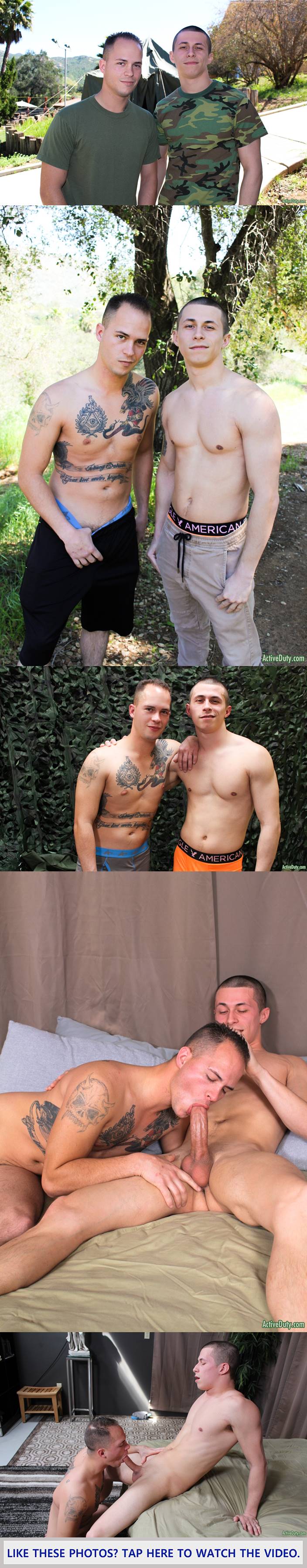 Richard Buldger and Bradley Hayes for Active Duty