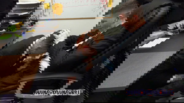 Hung Young Brit: Fucking In Suits 1