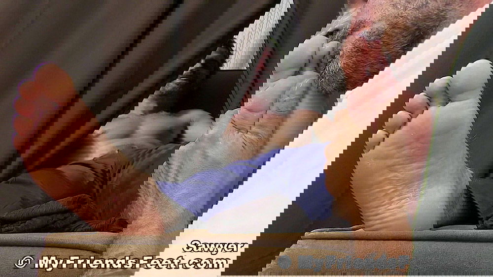 My Friends Feet: Sawyer Foot Worshiped by Johnny Hazzard 1