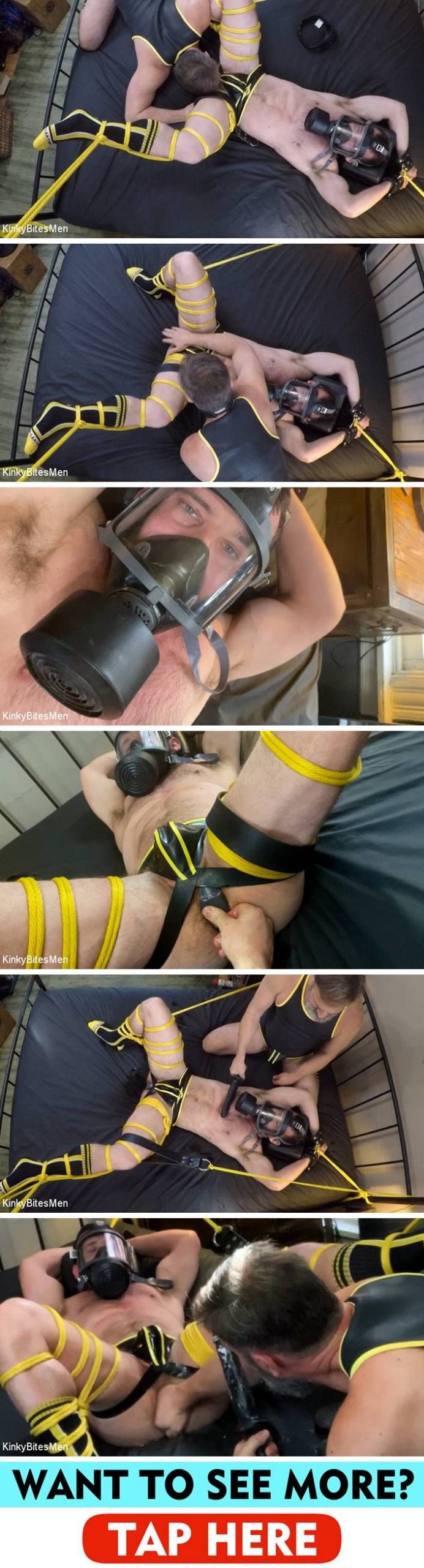 Kristofer Weston & Mike Gaite - Rope Bondage & Dildos: KinkMen