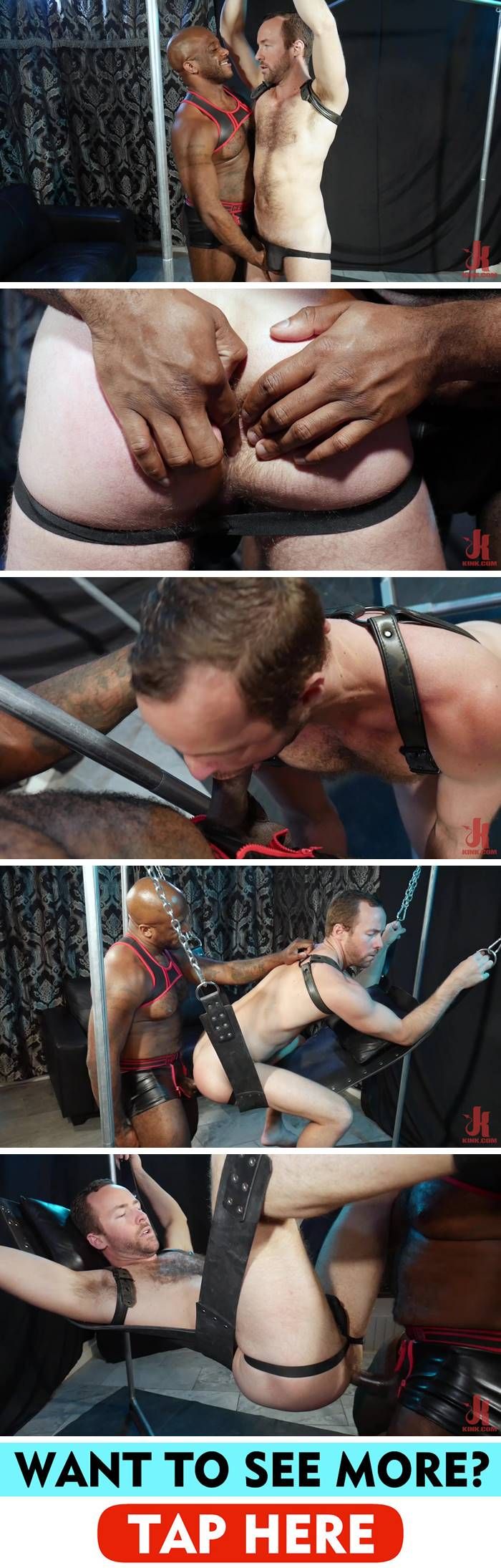 Leather Master Micah Martinez Uses Alex Hawk - KinkMen
