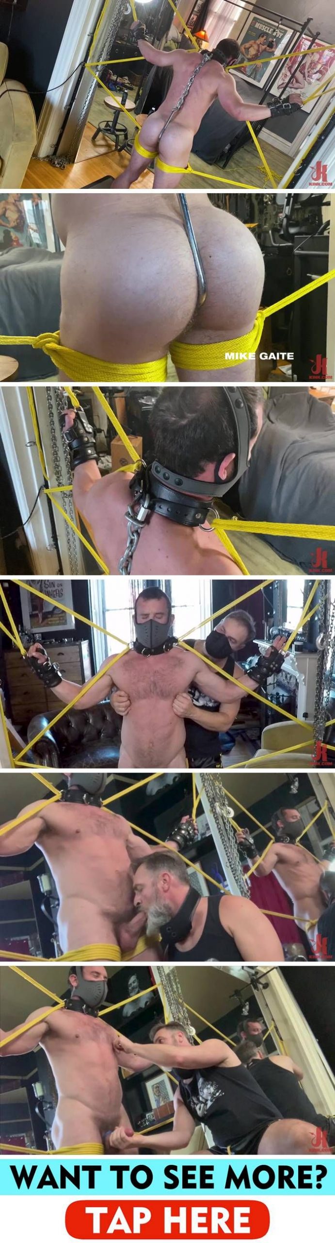 Kristofer Weston Edges Mike Gaite In Rope Bondage 1