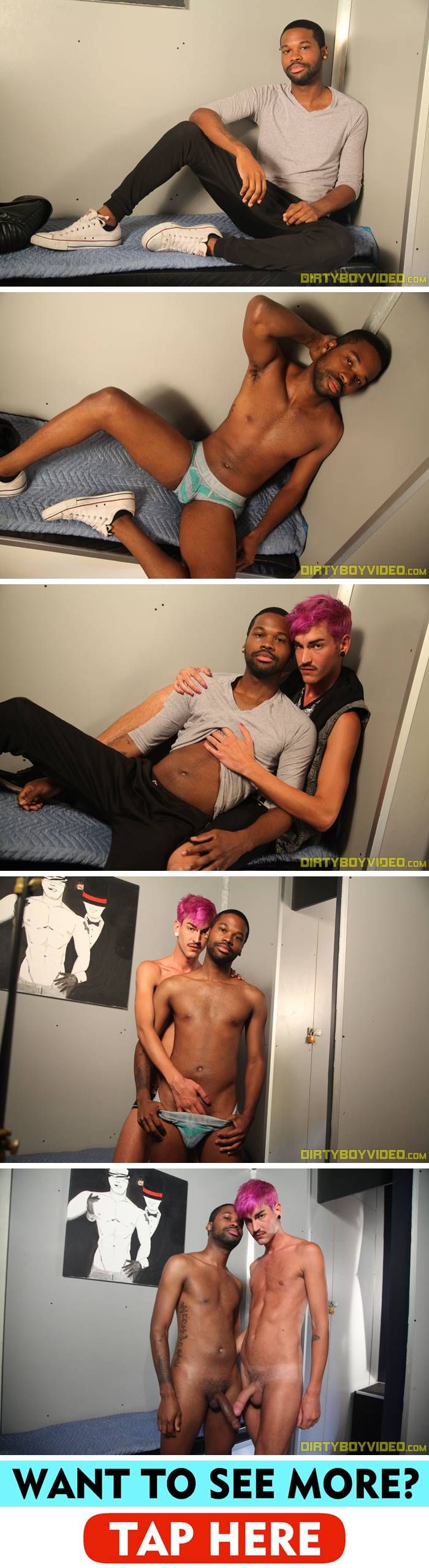 DirtyBoyVideo: Hot Hallway Rim Job