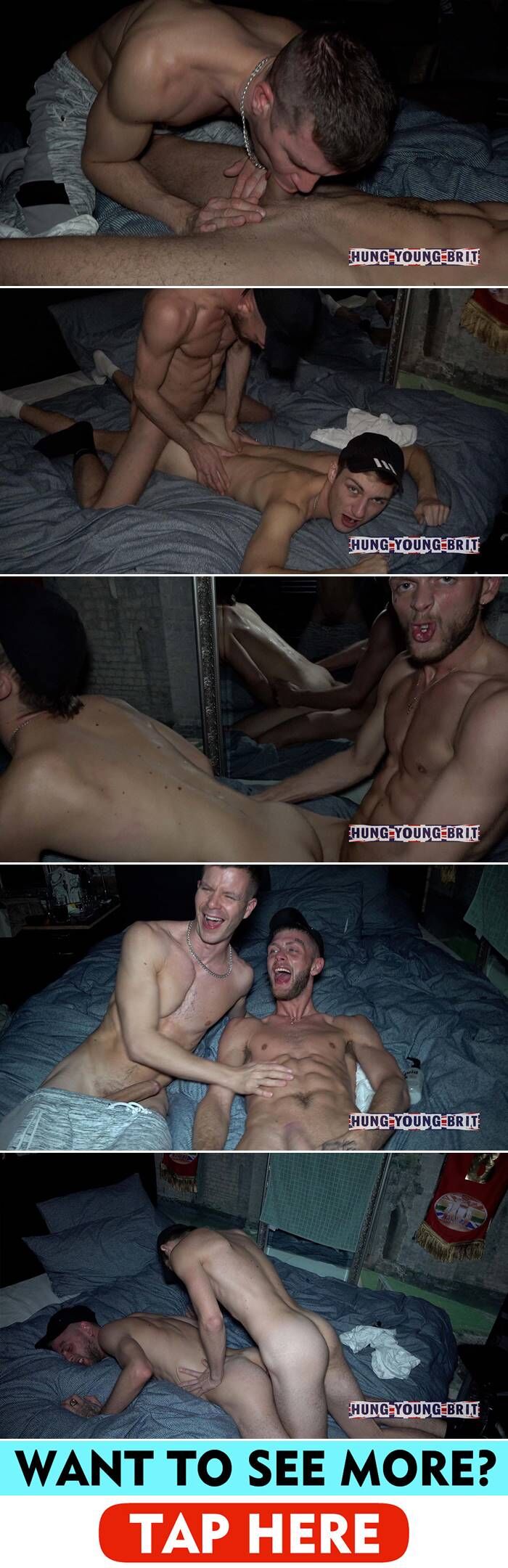 Hung Young Brit: Barebacking Aron