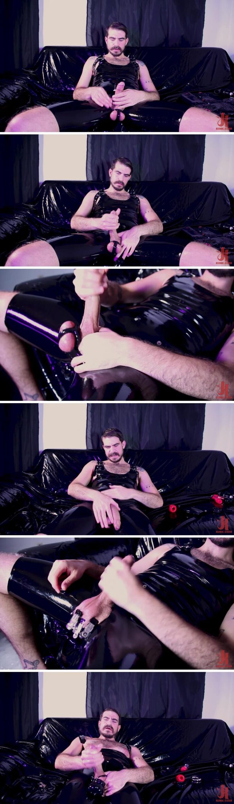 Kinkmen: Timotheus Berlin Jerks Off In Latex
