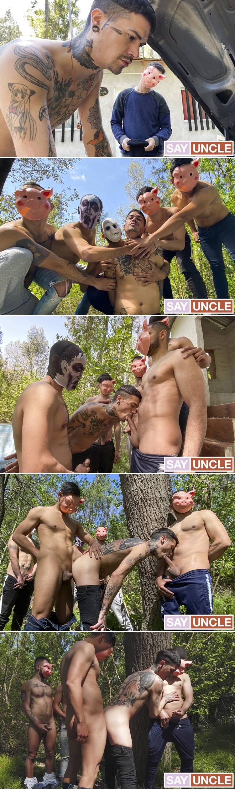 Say Uncle - Kendro Leandro Orgy