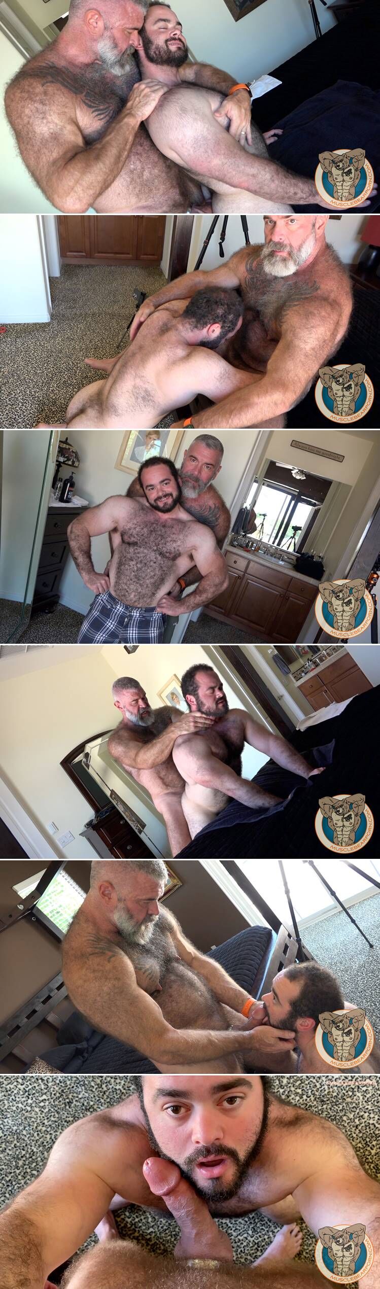 Muscle Bear Porn: Steve Strongarm & Will Angell