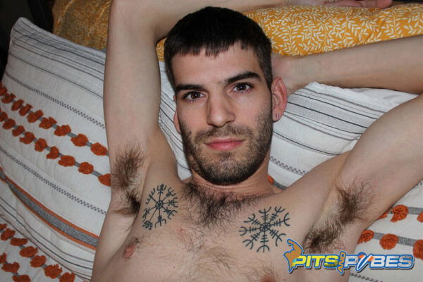 Jerking Off With Anthony Hacienda's Sweaty, Hairy Pits