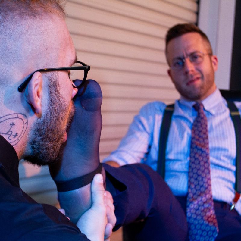 Davin Strong & Joel Someone Enjoy Each Other's Socks & Shoes 4