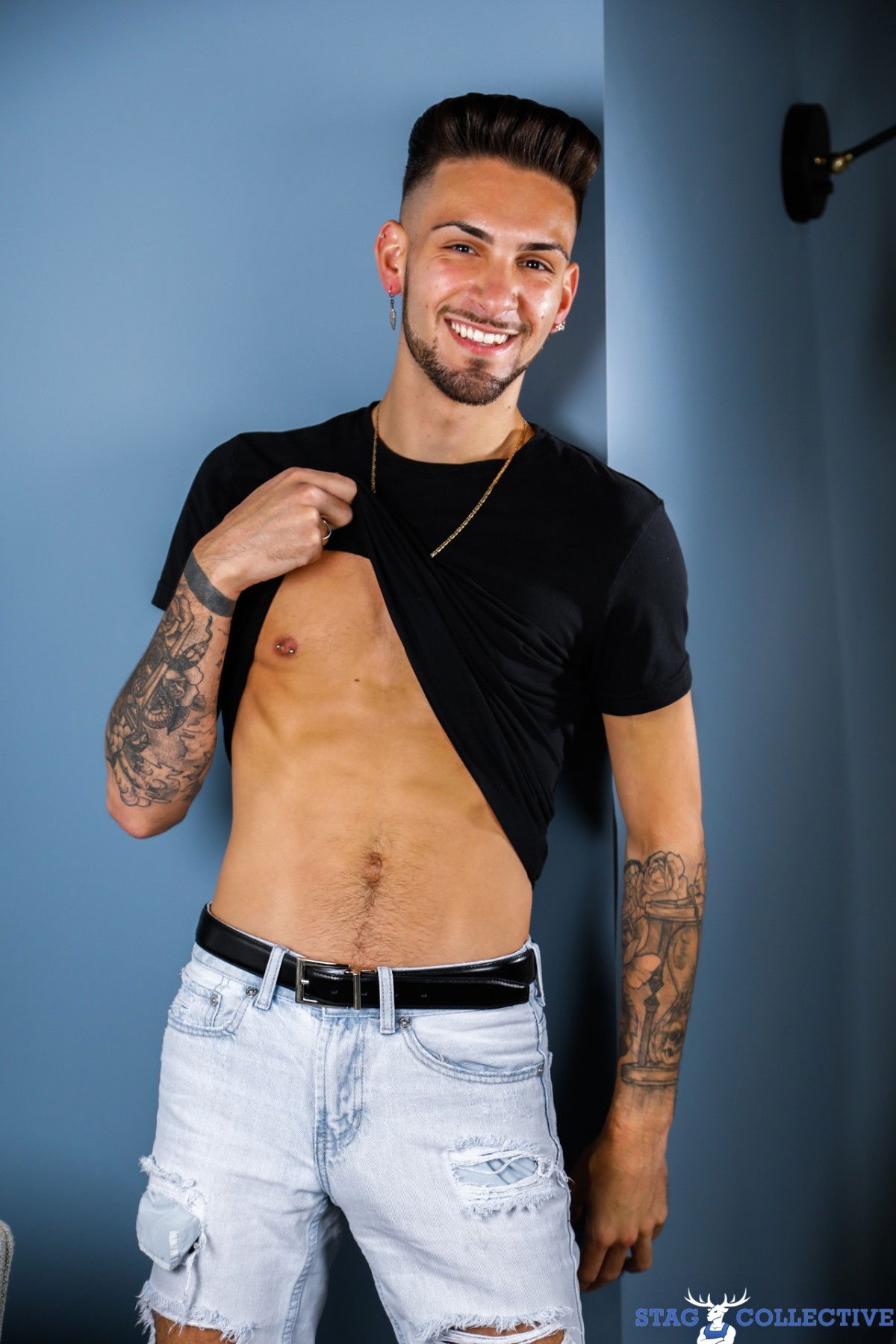 Liam Skye Bottoms For Andrew Miller At Next Door Studios 1