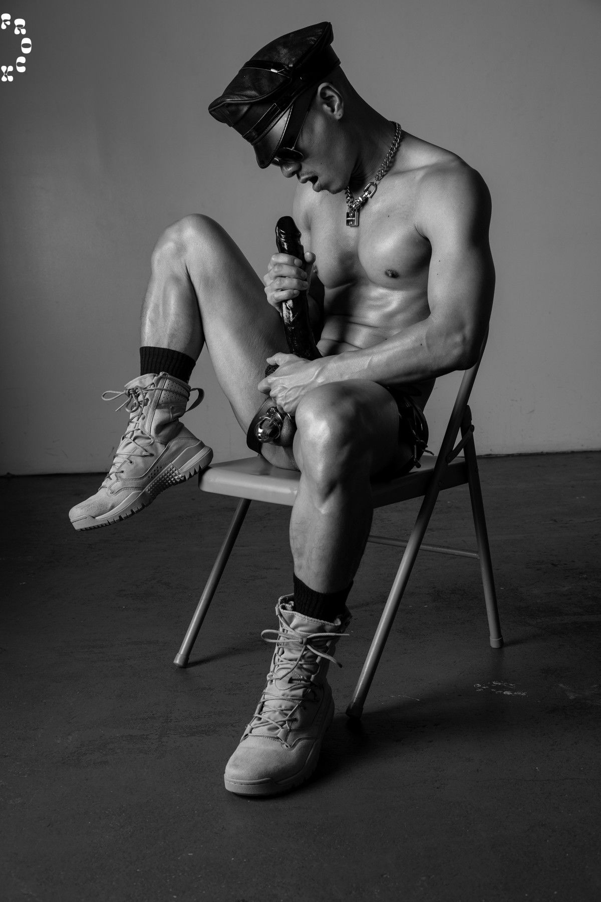 Dicked Down: Caged Jock - Frock The World 1