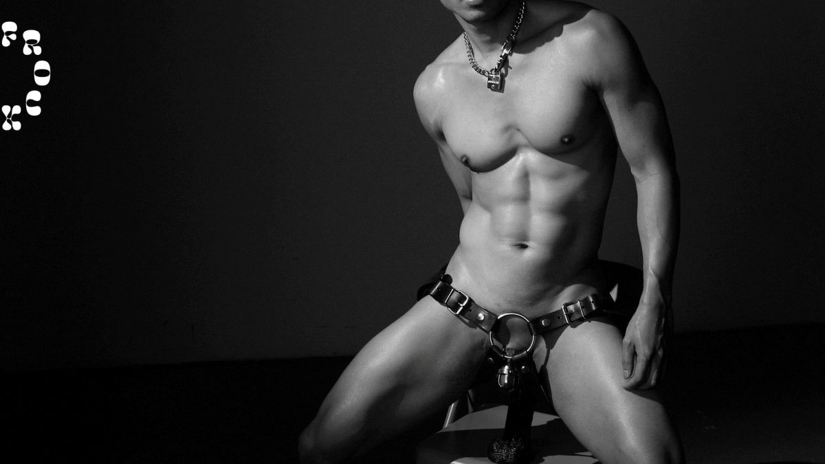 Dicked Down: Caged Jock - Frock The World 6