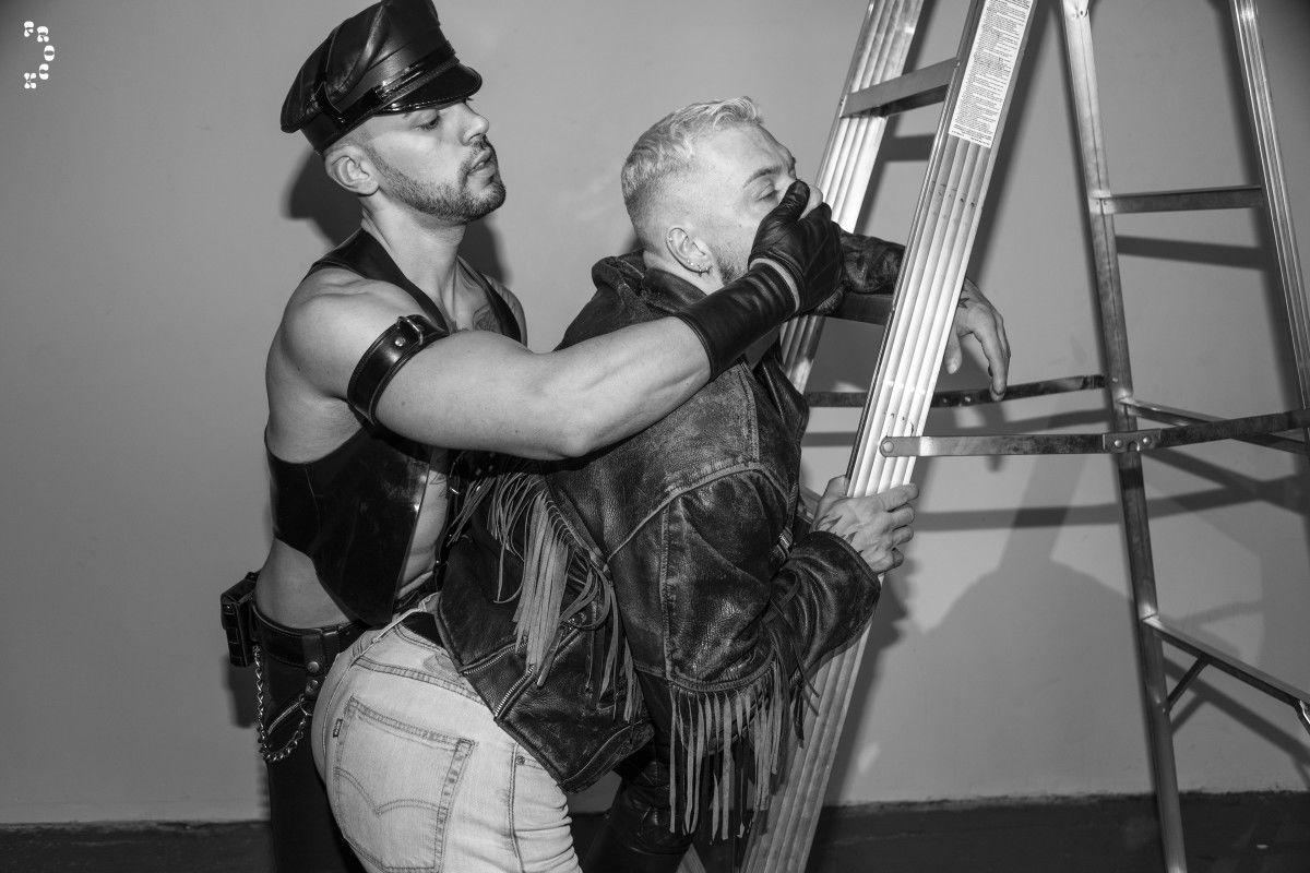 Gunnar Gates Serves A Hot Leather Master 1