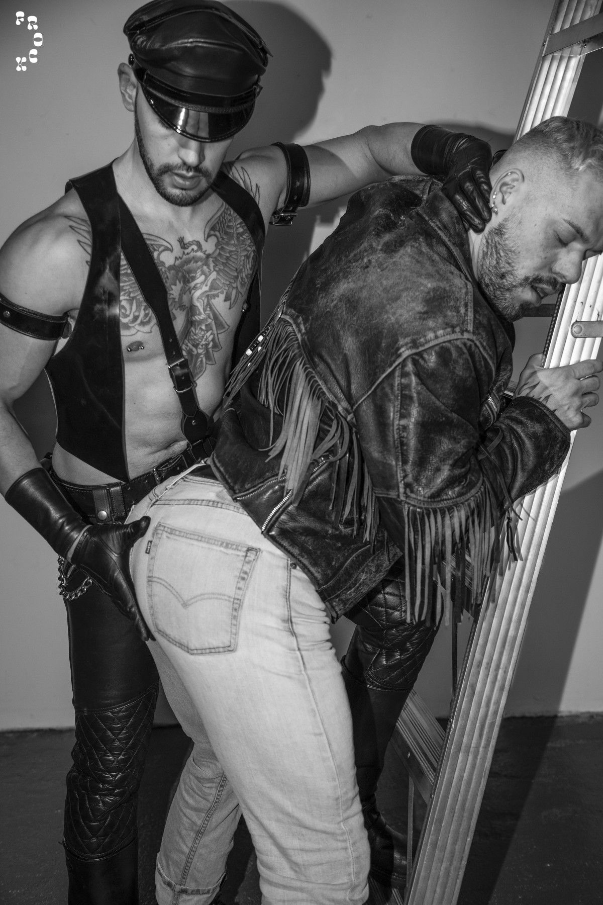 Gunnar Gates Serves A Hot Leather Master