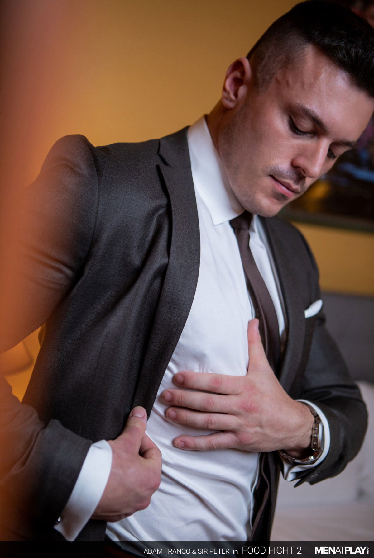 Nate Rose Jerks Off In An Elegant Suit At Man At Play 1