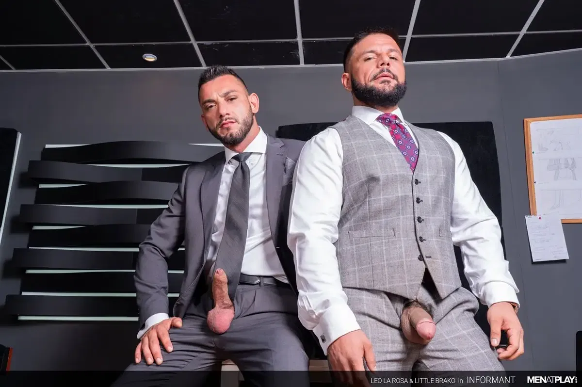 Little Brako Stains Leo La Rosa's Suit With Cum 1