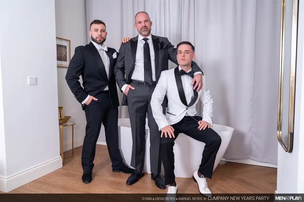 New Year's Party In Suits: D Dan, Diego Reyes & Manuel Reyes 9