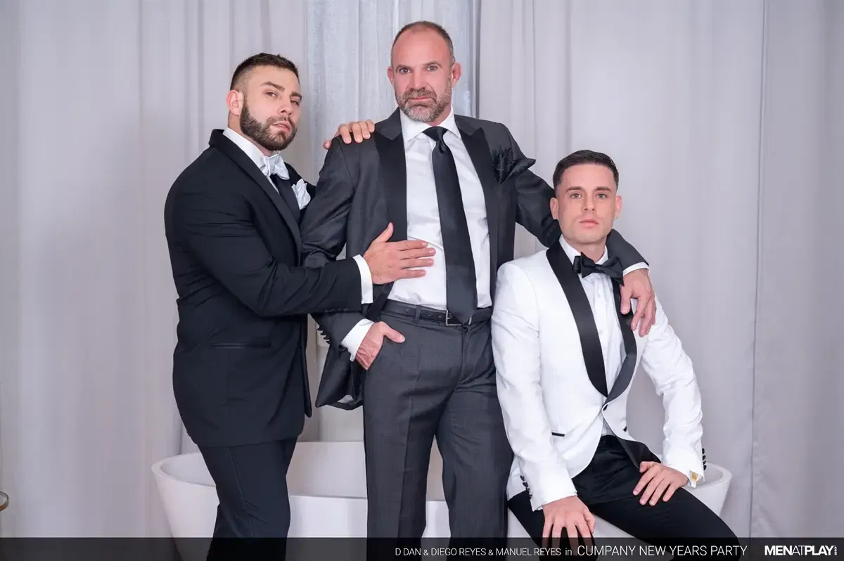 New Year's Party In Suits: D Dan, Diego Reyes & Manuel Reyes 10