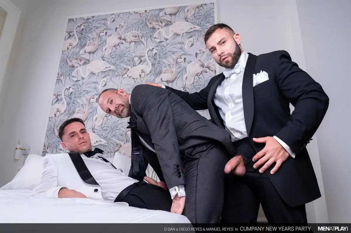 New Year's Party In Suits: D Dan, Diego Reyes & Manuel Reyes 17