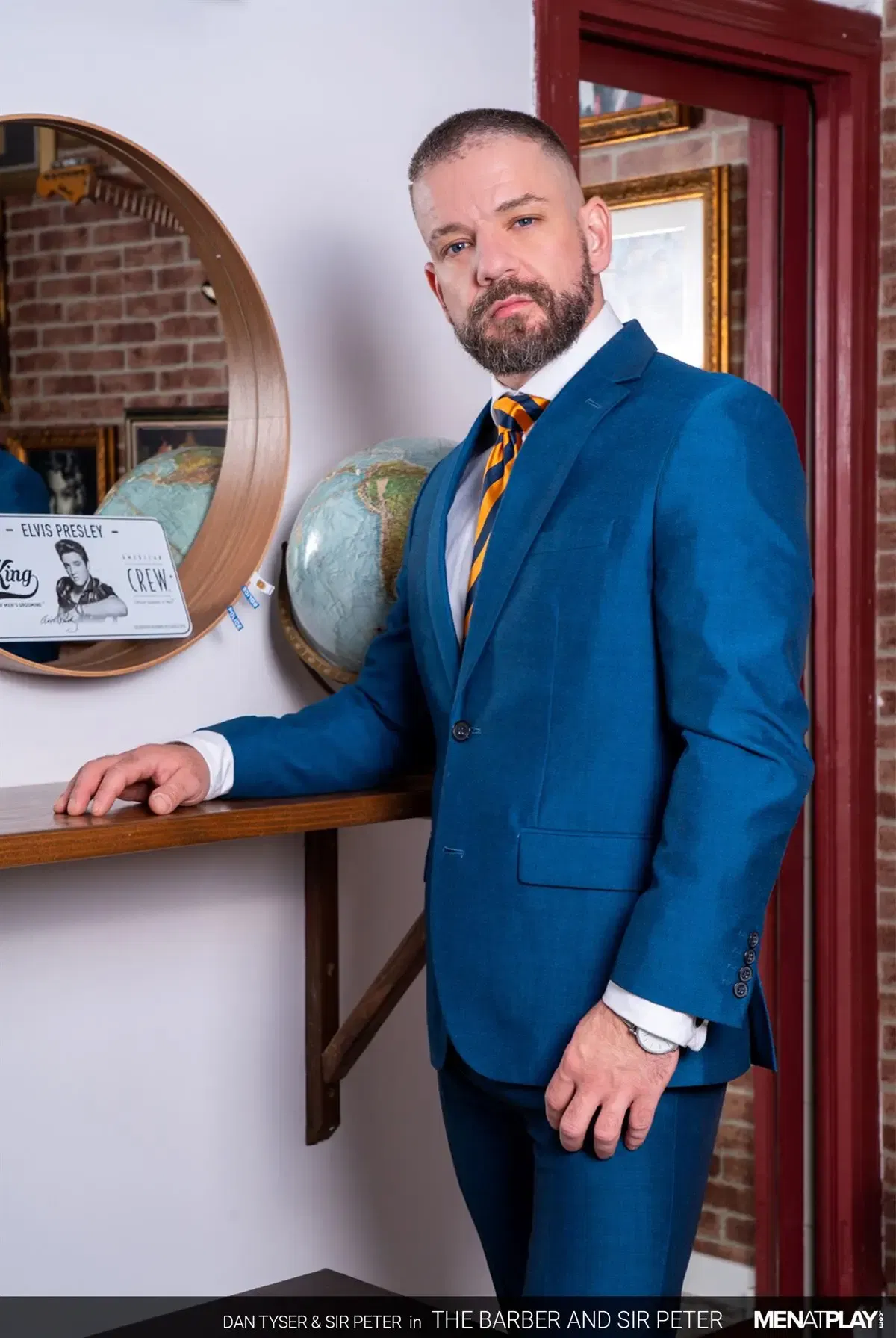 The Barber And Sir Peter: Dan Tyser & Sir Peter