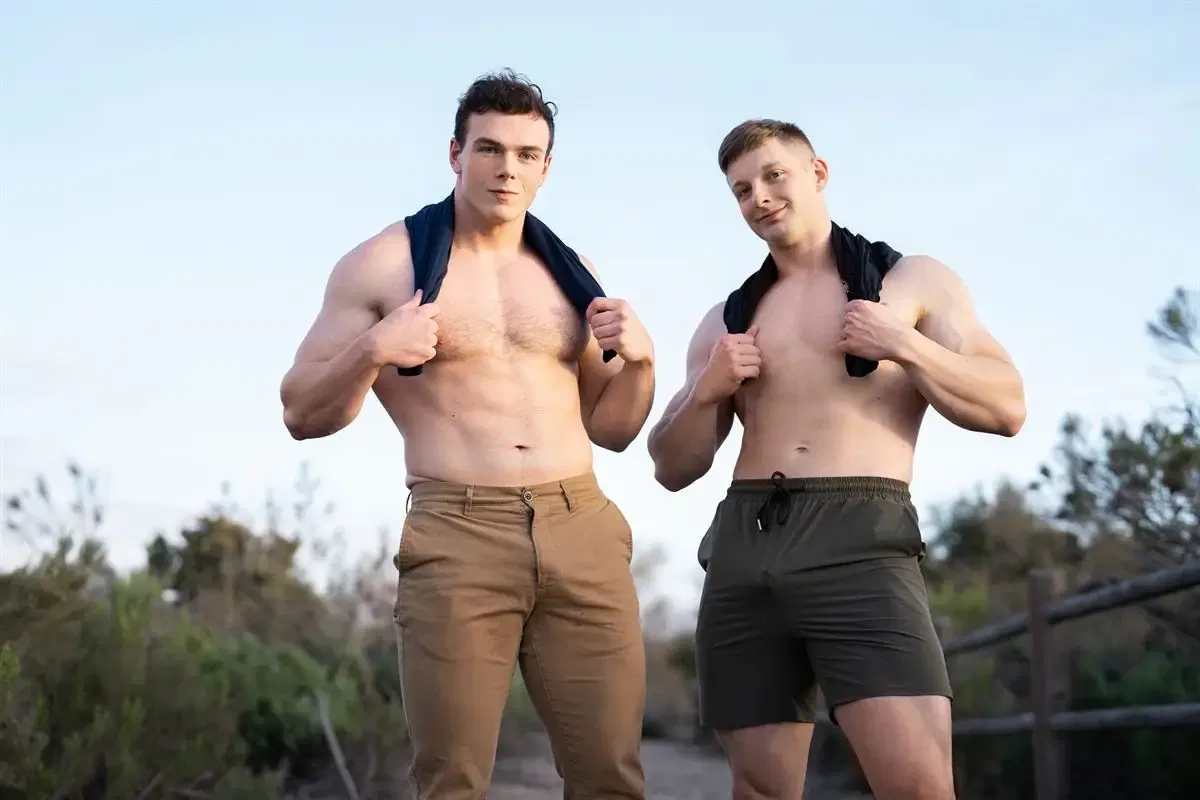 Clark Reid & Kyle Denton - Bareback For Sean Cody 1