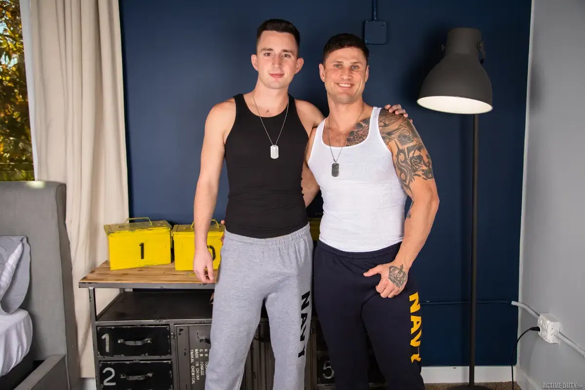 Blain O'Connor & Chase Tyler Flip Fuck For Active Duty 2