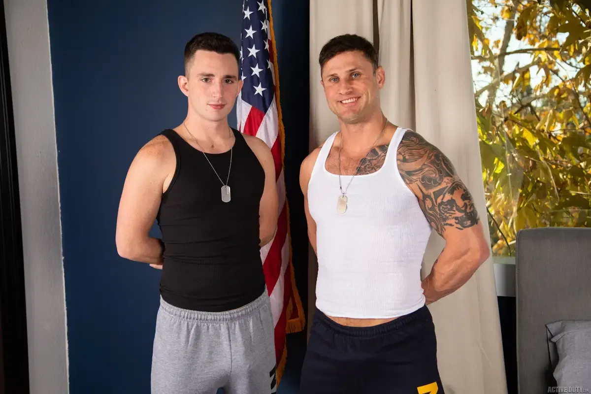 Blain O'Connor & Chase Tyler Flip Fuck For Active Duty 3