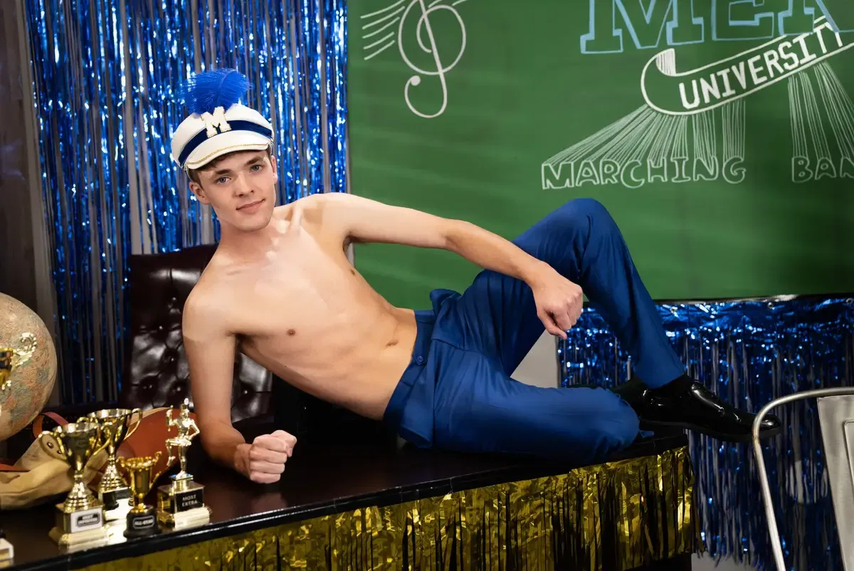 Marching Band Cock Mates: Troye Dean & Drake Von 1