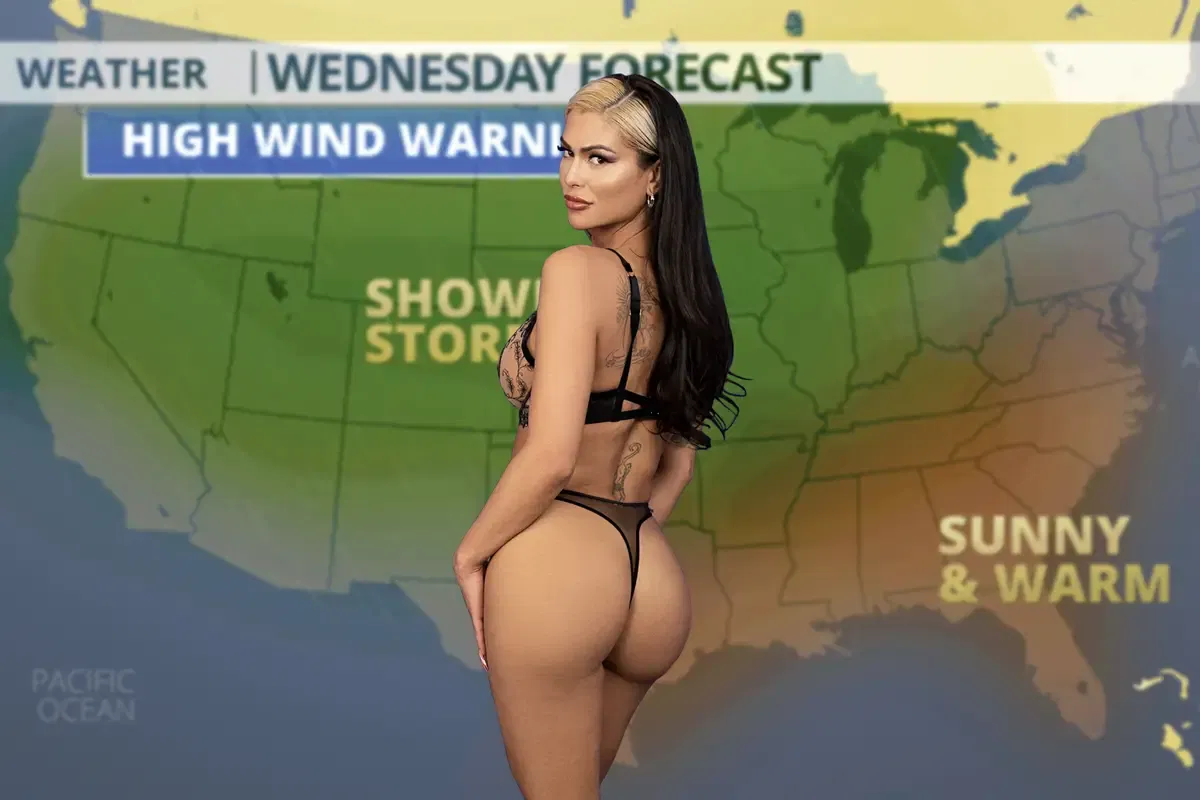 Weather Girl's Cum Drizzle: Domino Presley & Dante Colle