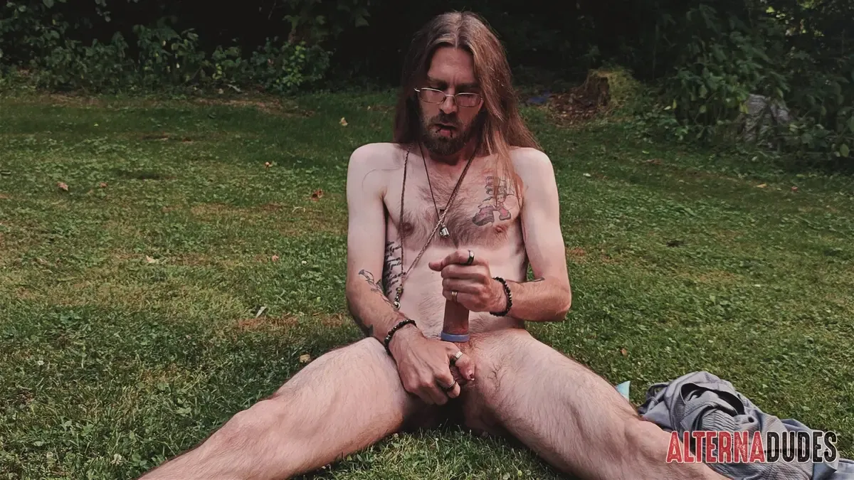 Bearded Squirrel Jerks Off At Alternadudes 3