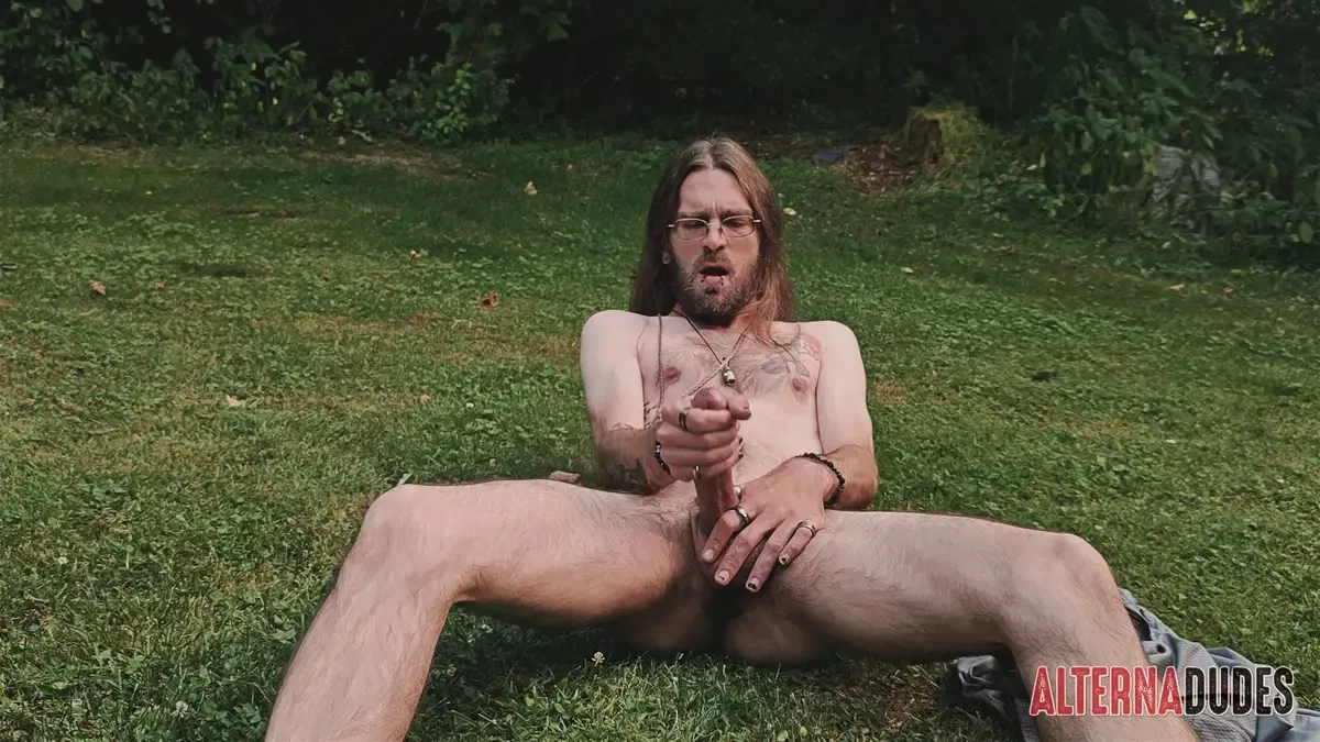 Bearded Squirrel Jerks Off At Alternadudes 7