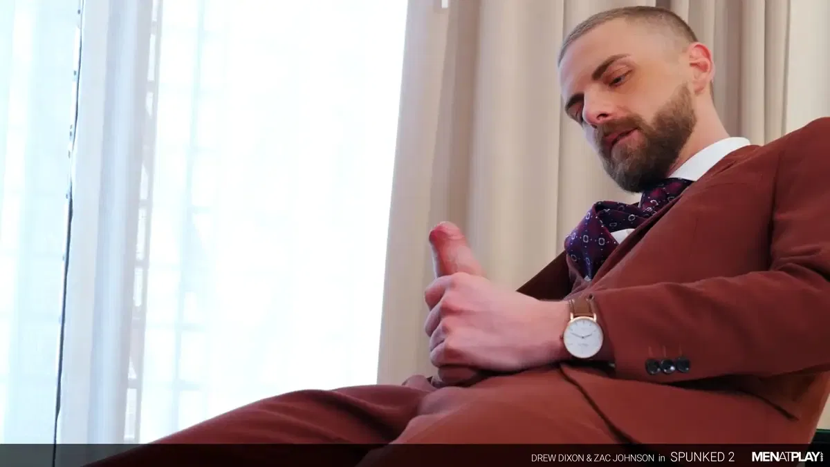 Suit Spunked 2: Drew Dixon & Zac Johnson - Men At Play 1