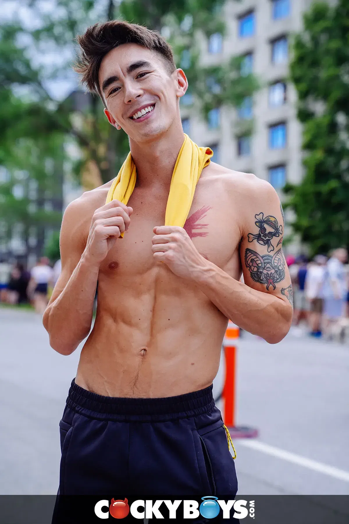 Angel Elias Pounds Cody Seiya At Cocky Boys 19