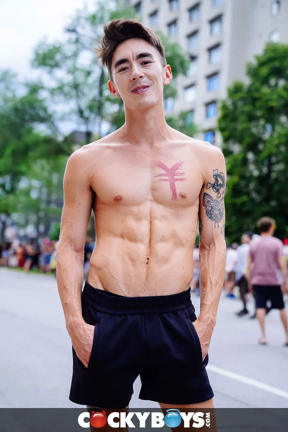 Angel Elias Pounds Cody Seiya At Cocky Boys 20