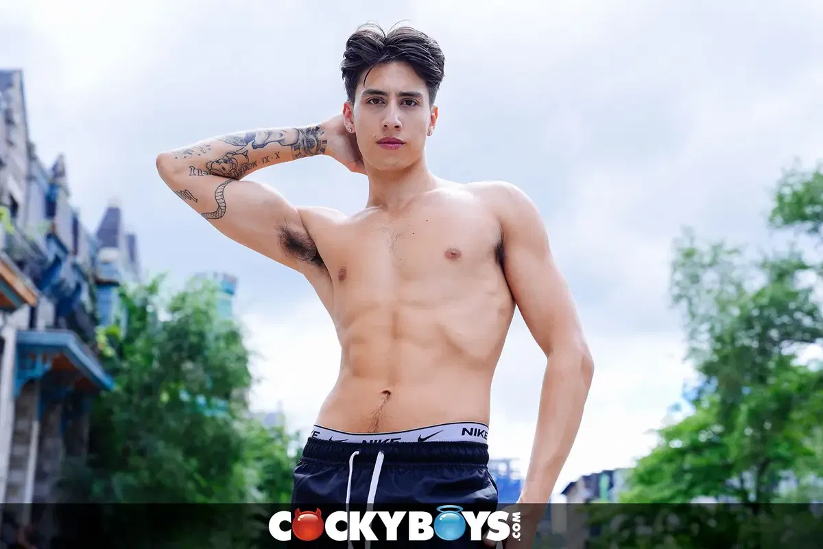 Angel Elias Pounds Cody Seiya At Cocky Boys 23